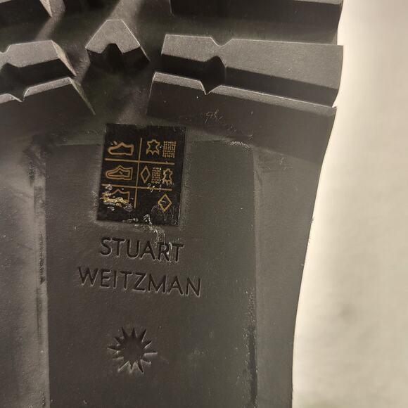 NEW Stuart Weitzman 5050 BOOT Nappa leather over-the-knee black stretch SIZE 4B - Picture 5 of 6